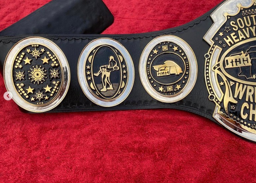 Southern Heavyweight Championship Belt IN Dual plated